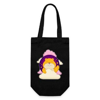 Nuages de hamster - Sac à bouteille - noir - Devant