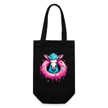 The Donut Sheep - Gift Bag for Bottles - black - Front