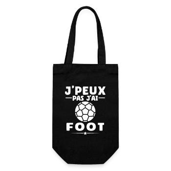 Cadeau Je Peux Pas J'Ai Foot Humour Footballeur - Sac à bouteille - noir - Devant