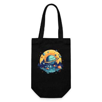 L’univers est liquide - Sac à bouteille - noir - Devant