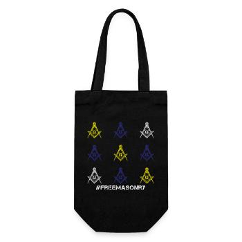 Cadeau maçonnique I franc-maçonnique Tshirt - Sac à bouteille - noir - Devant