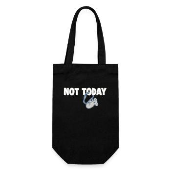 Not Today Koala Speedklettern Sportklettern - Geschenkbeutel für Flaschen - Schwarz - Vorne