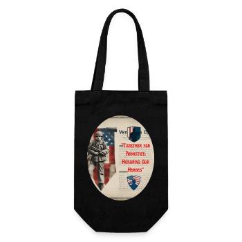 Veteranen, Veteranen, Waffenstillstand. - Geschenkbeutel für Flaschen - Schwarz - Vorne