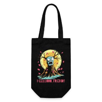 Hello! Horror Tree Friend - Gift Bag for Bottles - black - Front