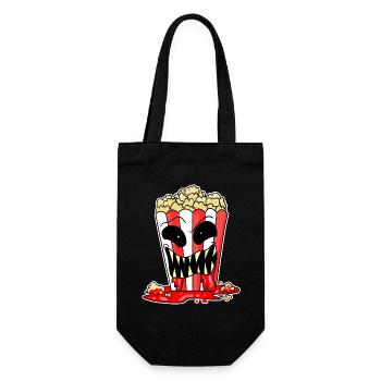 Film d’horreur Film d’horreur Film pop-corn Soirée cinéma - Sac à bouteille - noir - Devant