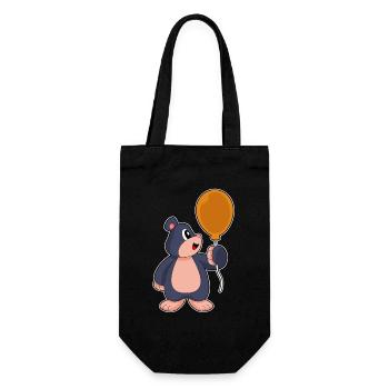 Ballon taupe - Sac à bouteille - noir - Devant