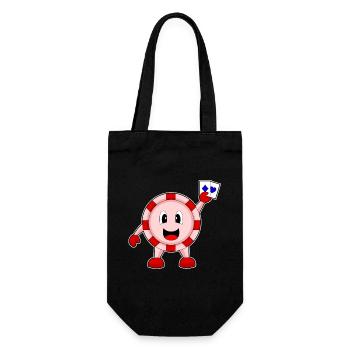 Poker Poker Jetons Cartes de poker - Sac à bouteille - noir - Devant