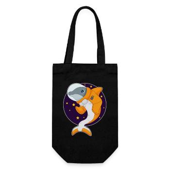 Dauphin Astronaute Espace - Sac à bouteille - noir - Devant