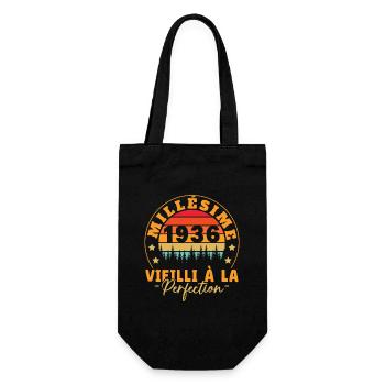Cadeau Millésime 1936 Vieilli À La Perefection - Sac à bouteille - noir - Devant