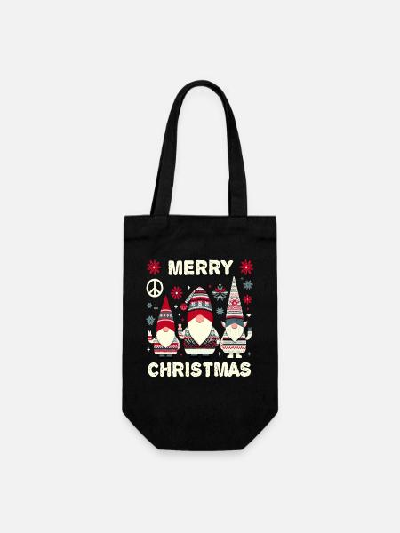 Noël Noël secret Gnomes - Sac à bouteille - noir