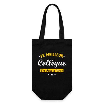 Collègue de travail cadeau humour de bureau - Sac à bouteille - noir - Devant