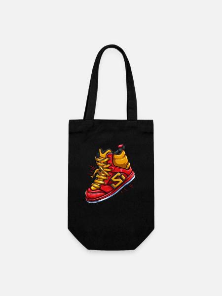 Baskets de dessin animé - Sac à bouteille - noir