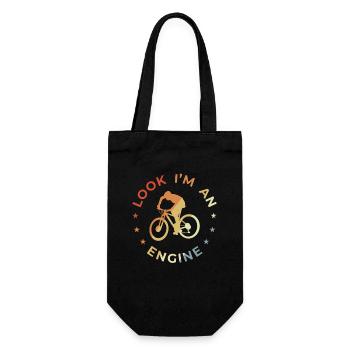 Blague sur le cyclisme - Sac à bouteille - noir - Devant