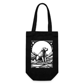 Chien de ciel étoilé - Sac à bouteille - noir - Devant