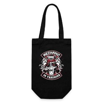 Mechanic In Training Mechatronics Technician Master Automotive - Gift Bag for Bottles - black - Front