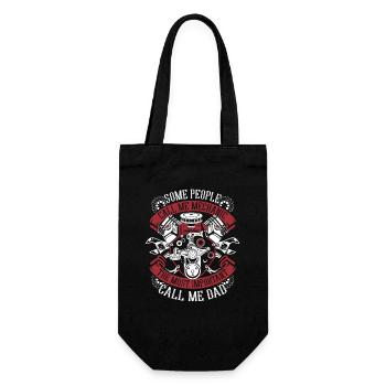 Some People Call Me Mechanic Most Important Call - Gift Bag for Bottles - black - Front