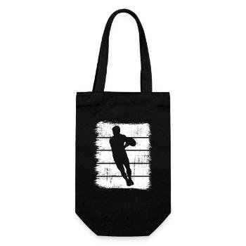 Rugby Sketch - Gift Bag for Bottles - black - Front