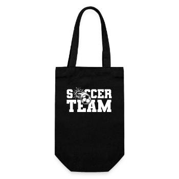 Soccer Team Futbol Fußball Goal Keeper Trainer - Geschenkbeutel für Flaschen - Schwarz - Vorne