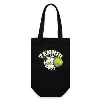 Tennis Professionnel Amant Joueur Entraîneur Tennis - Sac à bouteille - noir - Devant