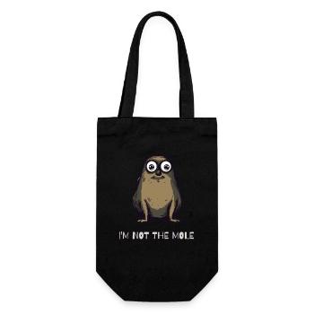 I'm not the mole - Gift Bag for Bottles - black - Front