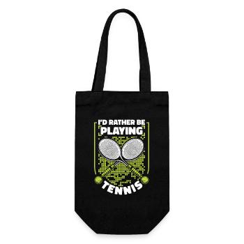 Je préfère jouer au tennis tennisspieler tennis - Sac à bouteille - noir - Devant