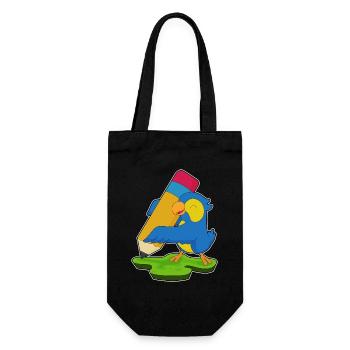 Parrot Pupil Pencil School - Gift Bag for Bottles - black - Front