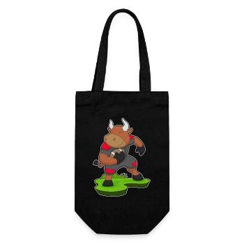Taureau Sports de football américain - Sac à bouteille - noir - Devant