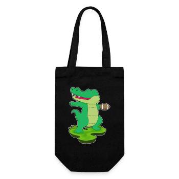 Crocodile Football Américain Sports - Sac à bouteille - noir - Devant