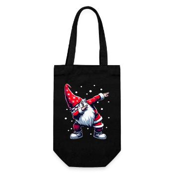 Dabbing Père Noël Dab Père Noël - Sac à bouteille - noir - Devant
