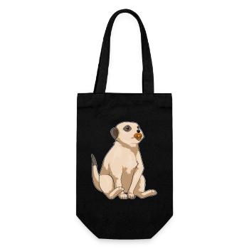 Sucette pour bébé suricate - Sac à bouteille - noir - Devant