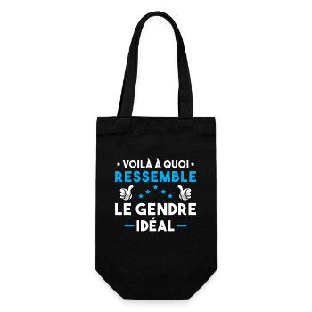 Voilà à quoi ressemble le gendre idéal - Sac à bouteille - noir - Devant
