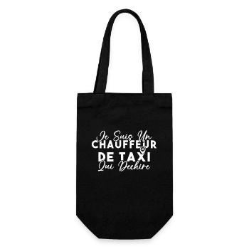 Drôle Cadeau Humour Chauffeur de taxi - Sac à bouteille - noir - Devant