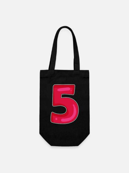 5 - Gift Bag for Bottles - black