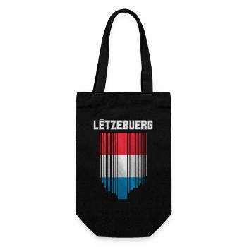 Drapeau du Luxembourg, fierté luxembourgeoise - Sac à bouteille - noir - Devant