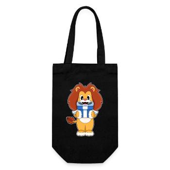 Forfait Noël Lion - Sac à bouteille - noir - Devant