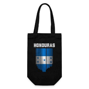 Flag of Honduras, Honduran pride - Gift Bag for Bottles - black - Front