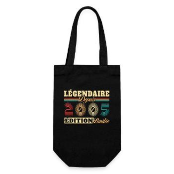 Légendaire Depuis 2005 - Sac à bouteille - noir - Devant