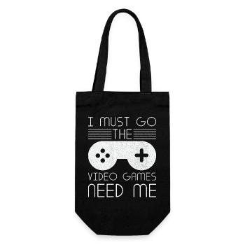 Must Go Jeux vidéo Need Me Video Gamer - Sac à bouteille - noir - Devant