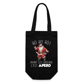 Pull Moche De Nöel 2024 Homme Femme Cadeau Noel - Sac à bouteille - noir - Devant