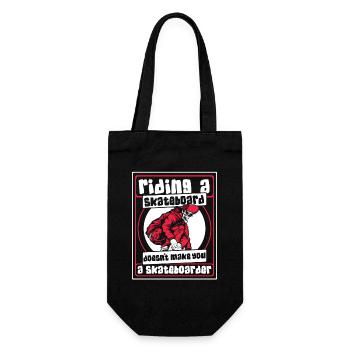 Faire du skateboard ne fait pas du skateboarder - Sac à bouteille - noir - Devant