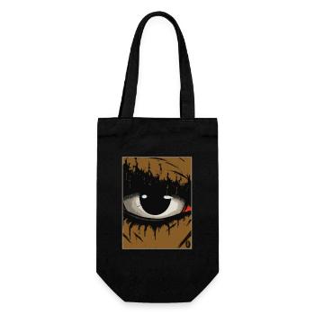 L’œil d’une femme qui voit tout - Sac à bouteille - noir - Devant