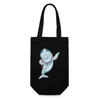 Stéthoscope Dolphin Doctor - Sac à bouteille - noir - Devant