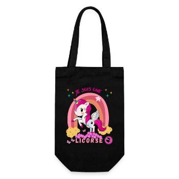 Je suis une licorse licorne Corse licorne Corsica - Sac à bouteille - noir - Devant