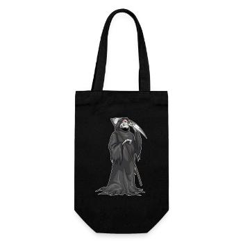 Grim Reaper Halloween Glasses - Gift Bag for Bottles - black - Front