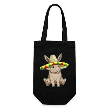 Sombrero de lapin - Sac à bouteille - noir - Devant
