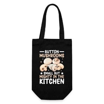 Mushrooms Gifts- Pilze Geschenkidee - Geschenkbeutel für Flaschen - Schwarz - Vorne