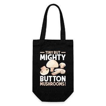 Mushroom Mushrooms Gifts - Gift Bag for Bottles - black - Front