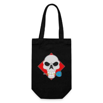 Fléchette tête de mort - Sac à bouteille - noir - Devant