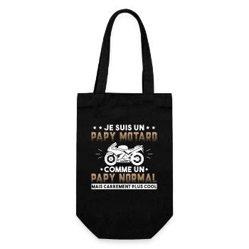 Motard Homme Papy Moto Cadeau Motorcycle Motards - Sac à bouteille - noir - Devant