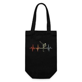 Vintage Kickboxer Heart Palpitations - Gift Bag for Bottles - black - Front